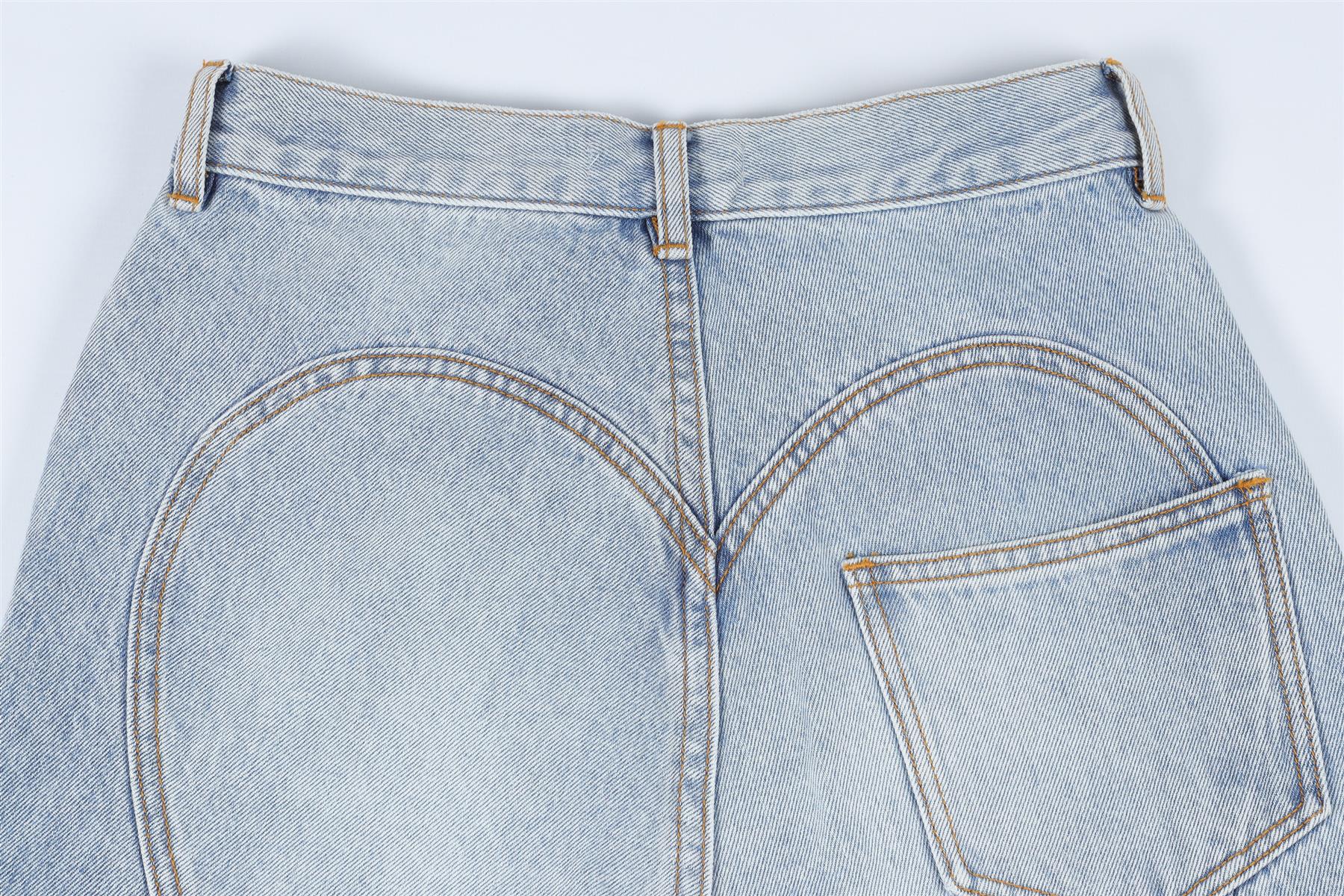 AREA BLUE STRAIGHT LEG JEANS W25 UK 6-8