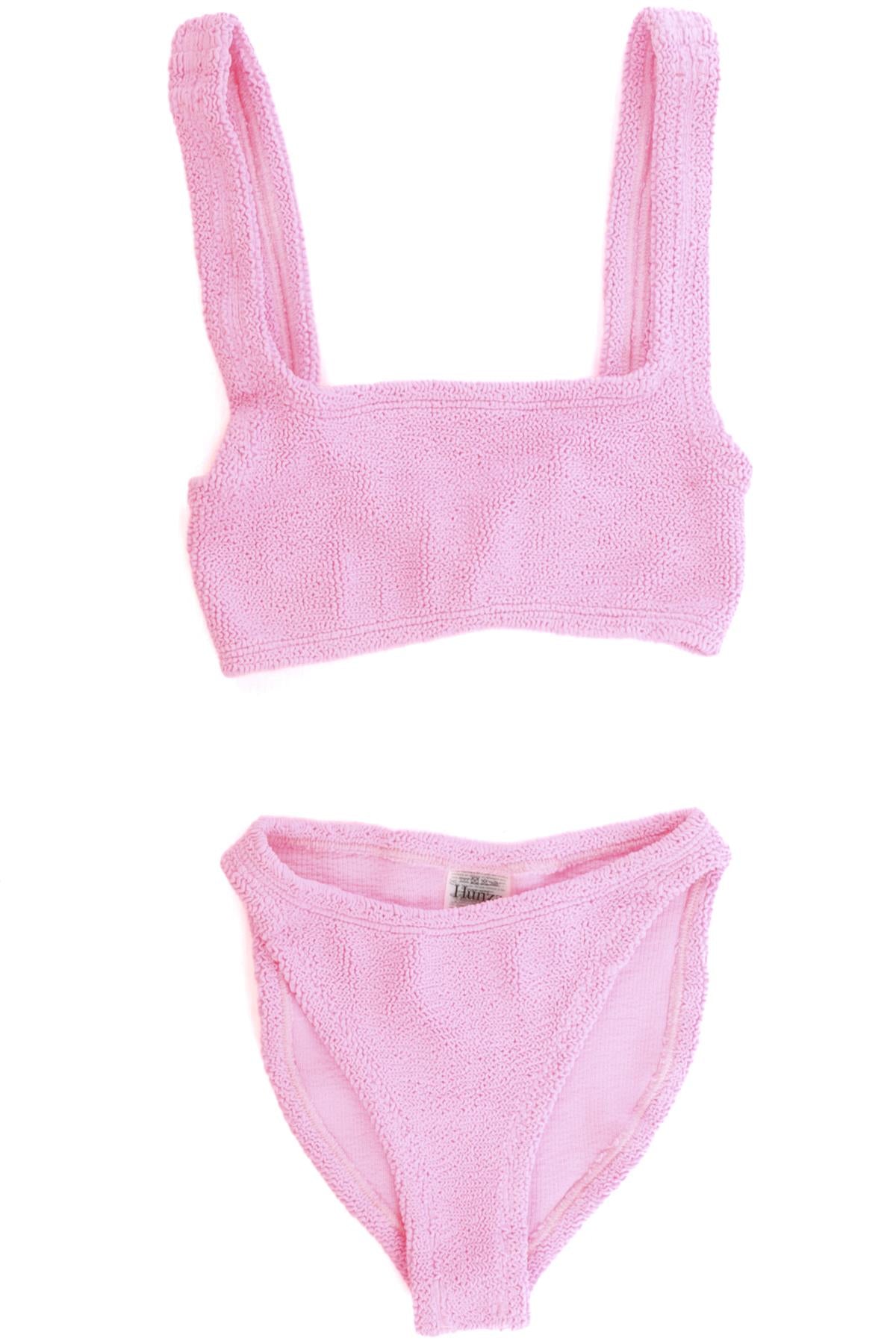 HUNZA G PINK BIKINI ONE SIZE