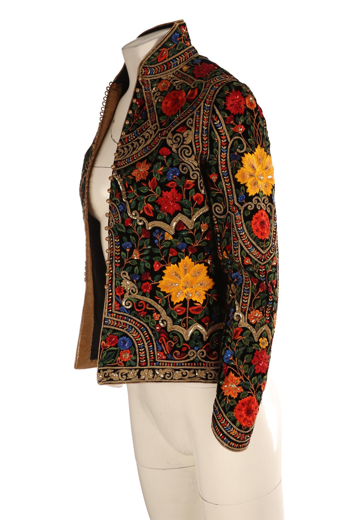 ROHIT BAL MULTI VELVET JACKET SMALL
