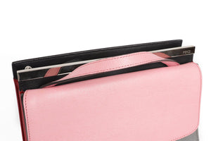 FENDI MULTI DEMI JOUR LEATHER SHOULDER BAG