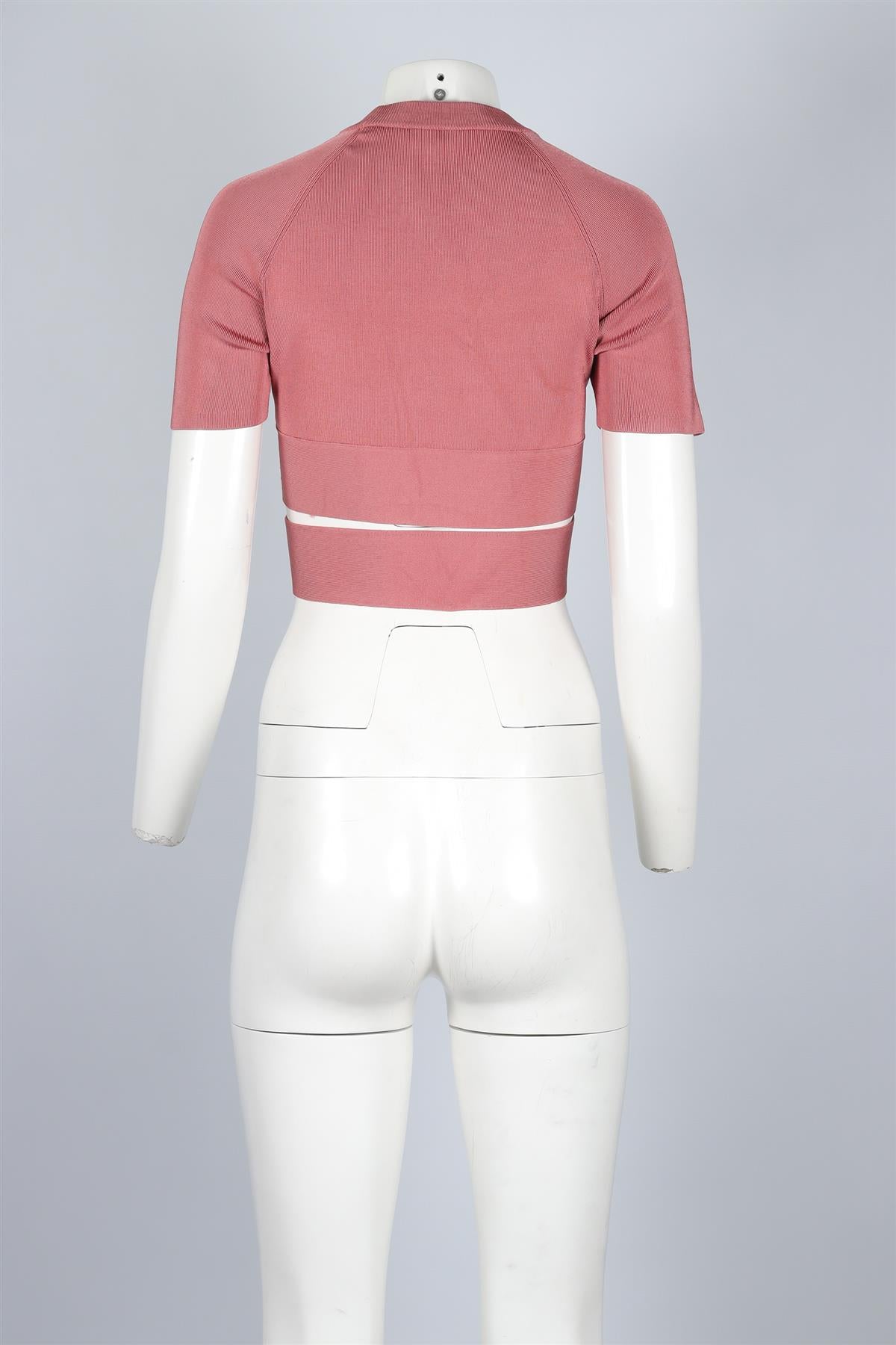 T BY ALEXANDER WANG PINK KNIT TOP SMALL