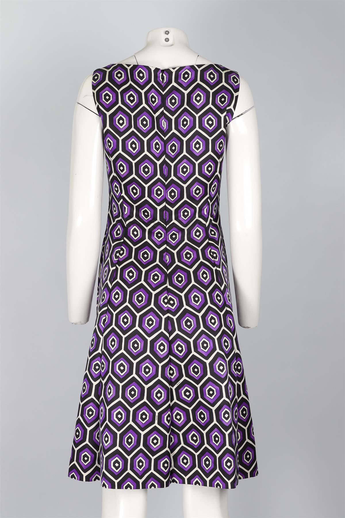 PRADA PURPLE WOOL DRESS IT 40 UK 8