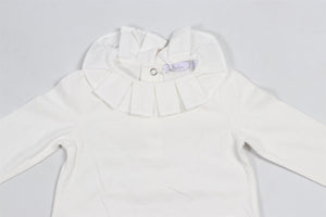 PATACHOU WHITE BABY GIRLS COTTON TOP 12 MONTHS