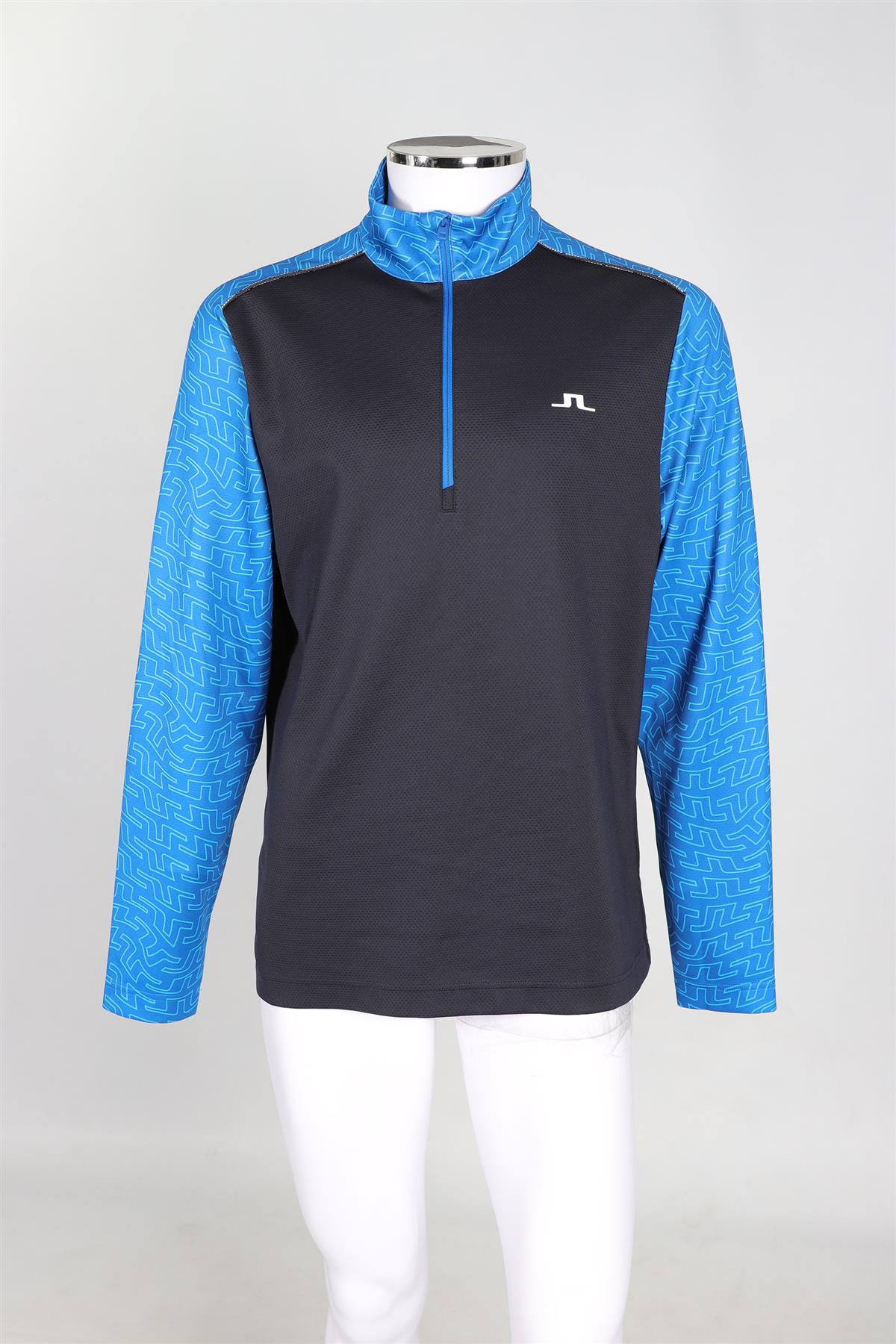 J.LINDBERG BLUE MENS JERSEY JUMPER X-LARGE