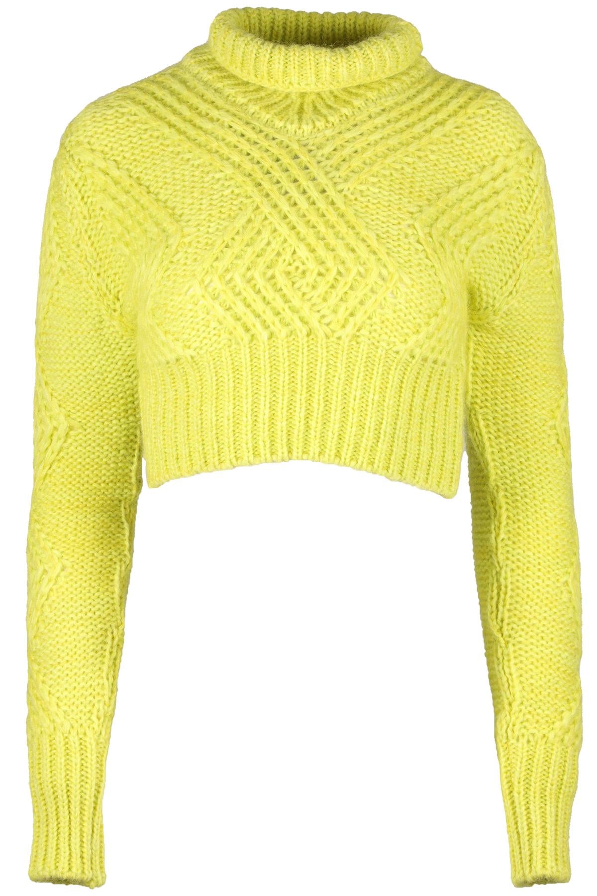 ERMANNO SCERVINO GREEN WOOL SWEATER SMALL