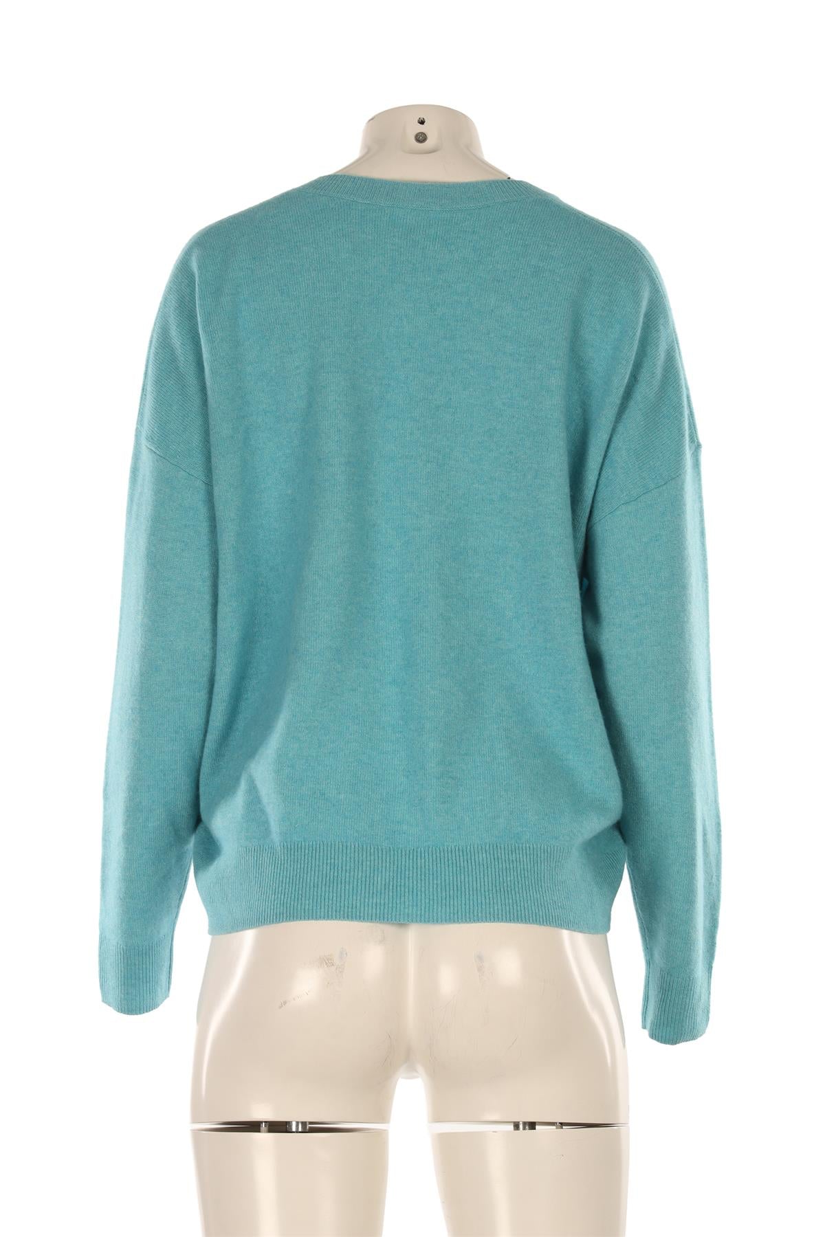 LESET BLUE WOOL SWEATER XSMALL
