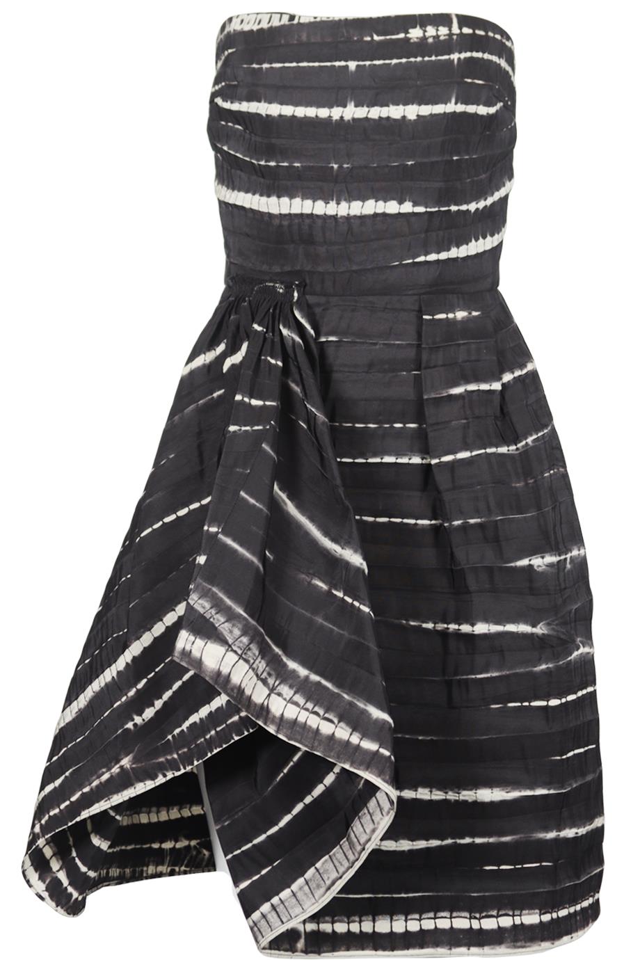 OSCAR DE LA RENTA STRAPLESS SATIN MINI DRESS US 6 UK 10