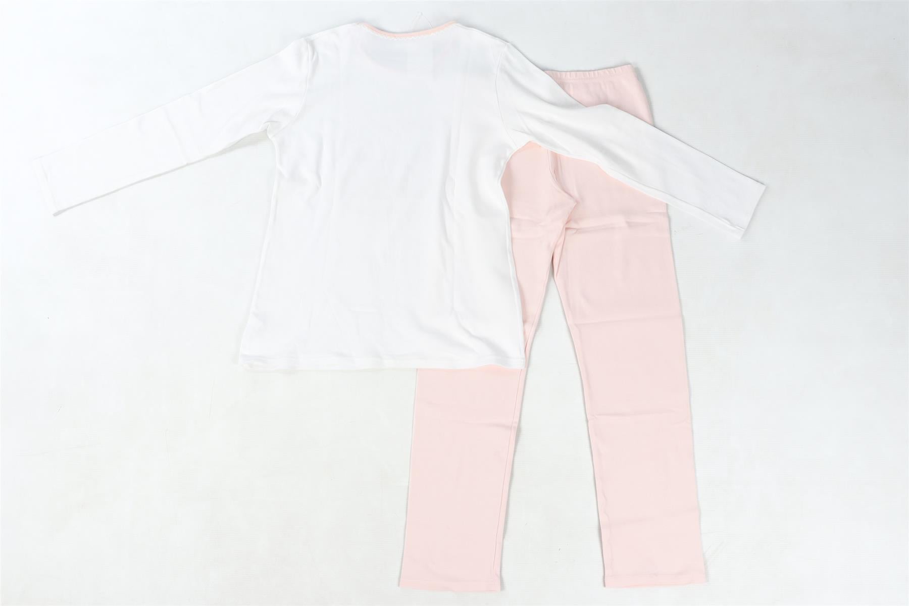 LA PERLA PINK KIDS GIRLS PYJAMA SET 12 YEARS
