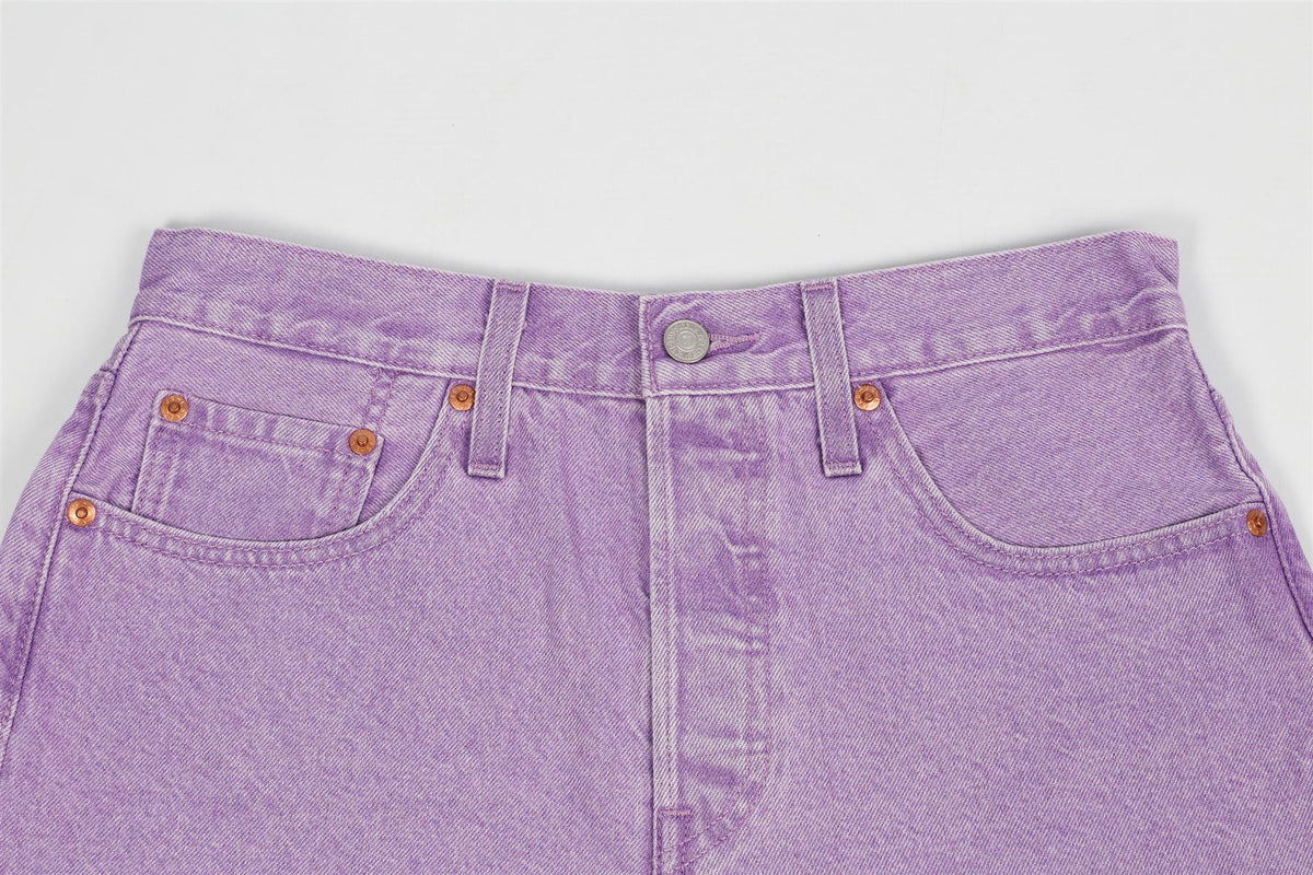 LEVI'S HIGH RISE DENIM SHORTS W28 UK 10