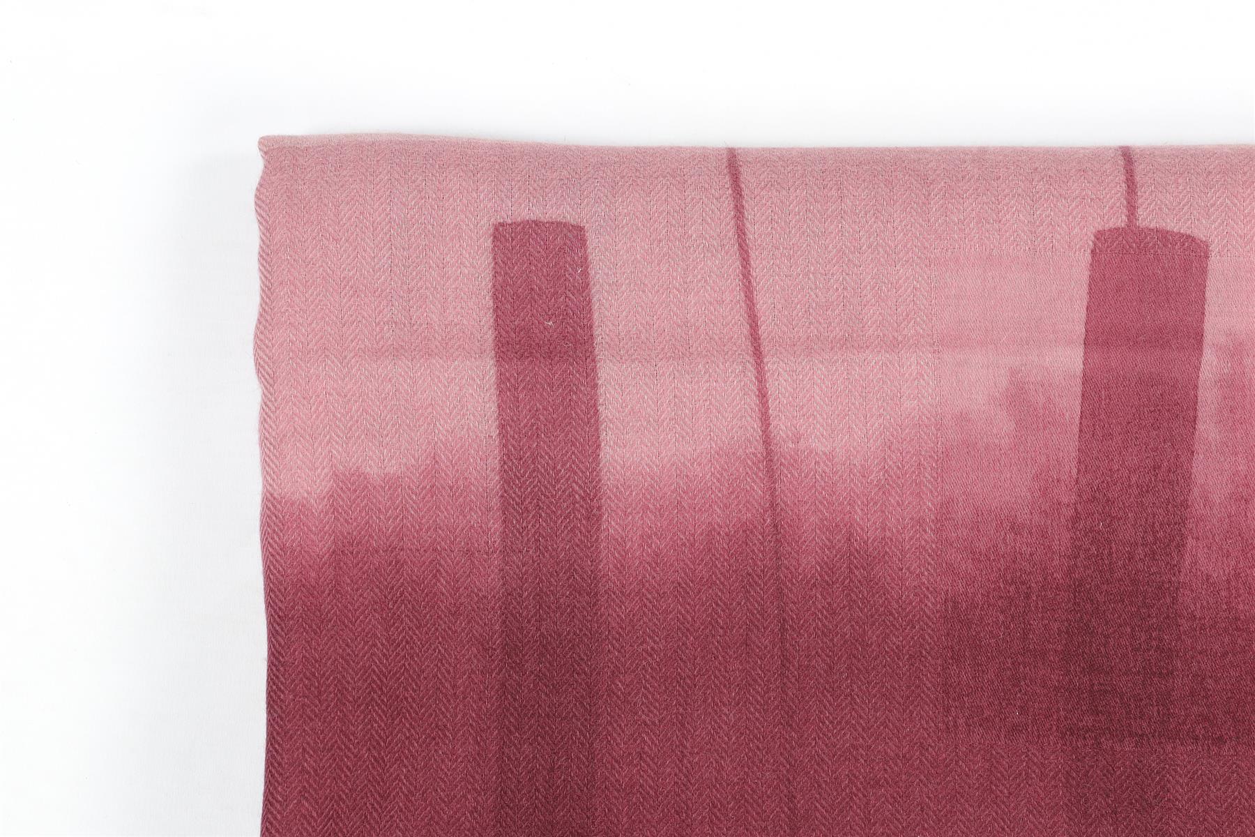 HERMÈS PINK CASHMERE SCARF ONE SIZE