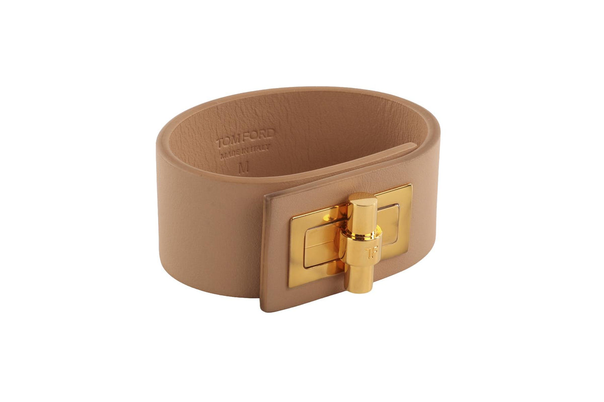 TOM FORD NUDE NATALIA LEATHER CUFF MEDIUM