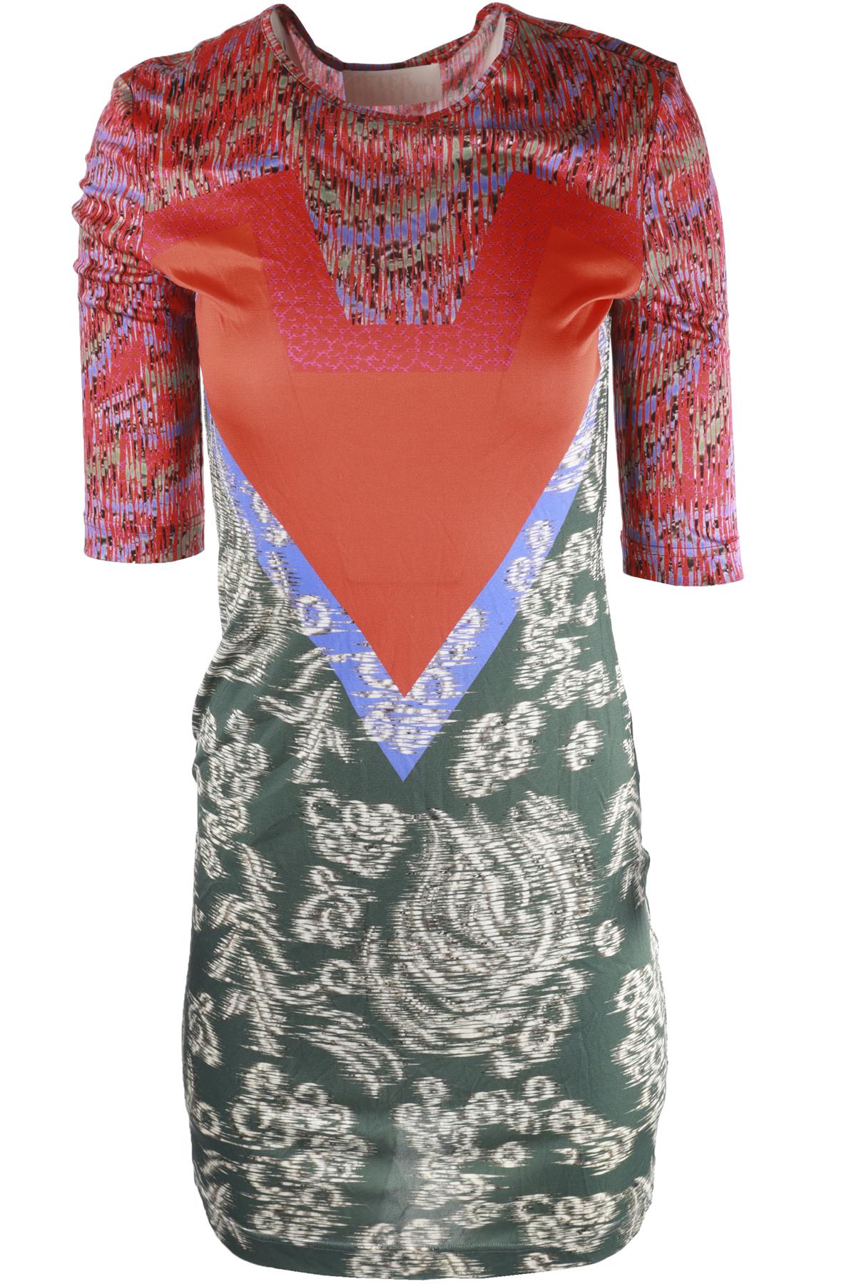 PETER PILOTTO MULTI SILK MINI DRESS UK 8