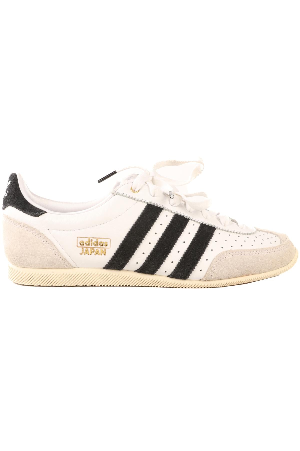 ADIDAS WHITE JAPAN FTWR WHITE CORE BLACK GOLD MET SNEAKERS EU 38 2/3 UK 5.5 US 7