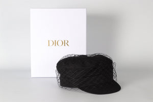 CHRISTIAN DIOR BACK ARTY COTTON HAT 58 CM