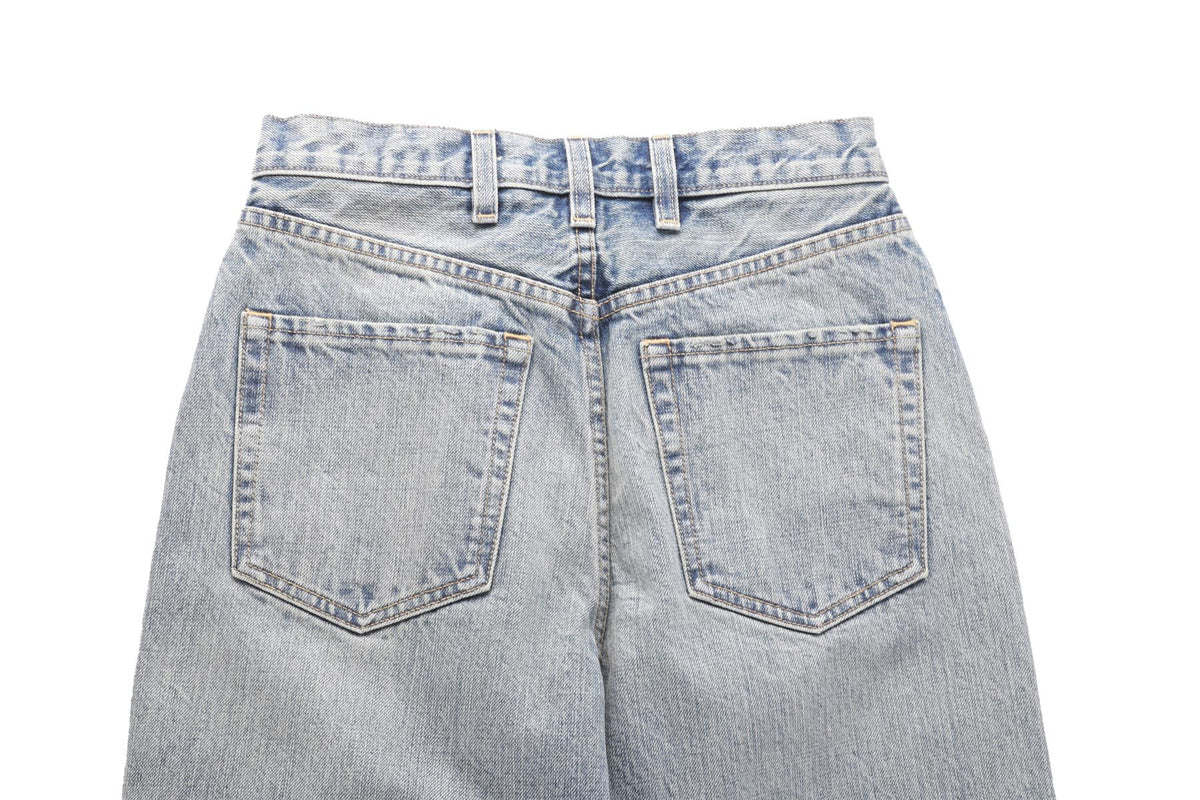 RÙADH BLUE HIGH RISE STRAIGHT LEG JEANS W26