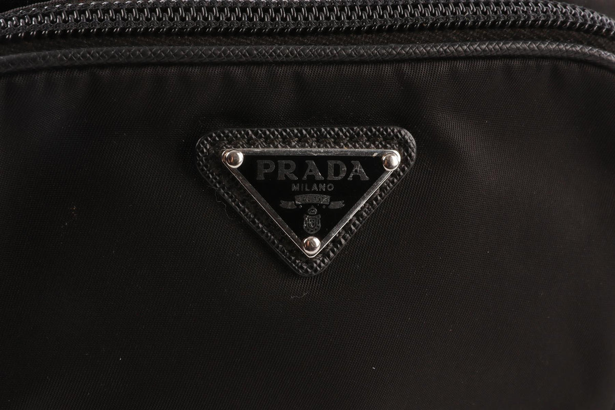 BLACK 2005 RE-EDITION CAMERA NYLON SHOULDER BAG