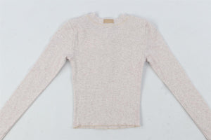 SKIMS GREY COTTON TOP XXSMALL