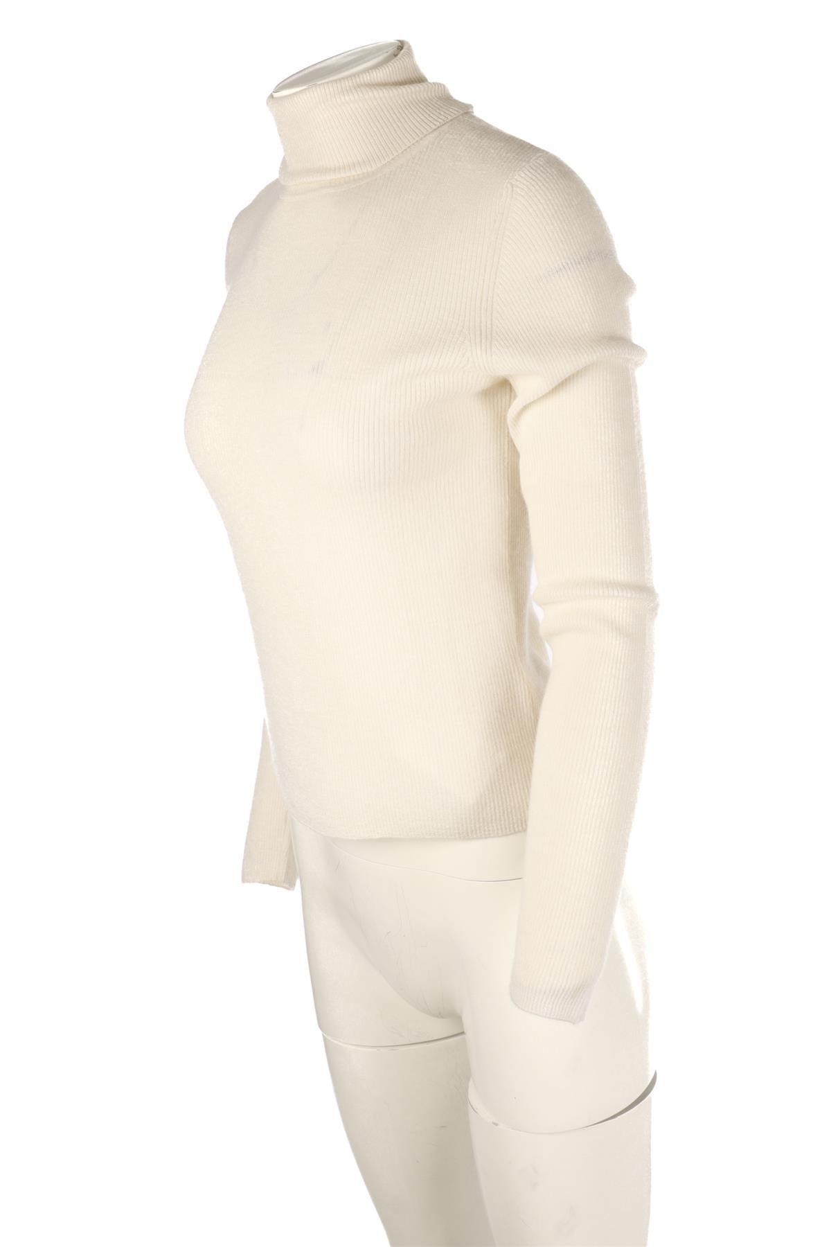 THE TILE CLUB CREAM CASHMERE SWEATER SMALL
