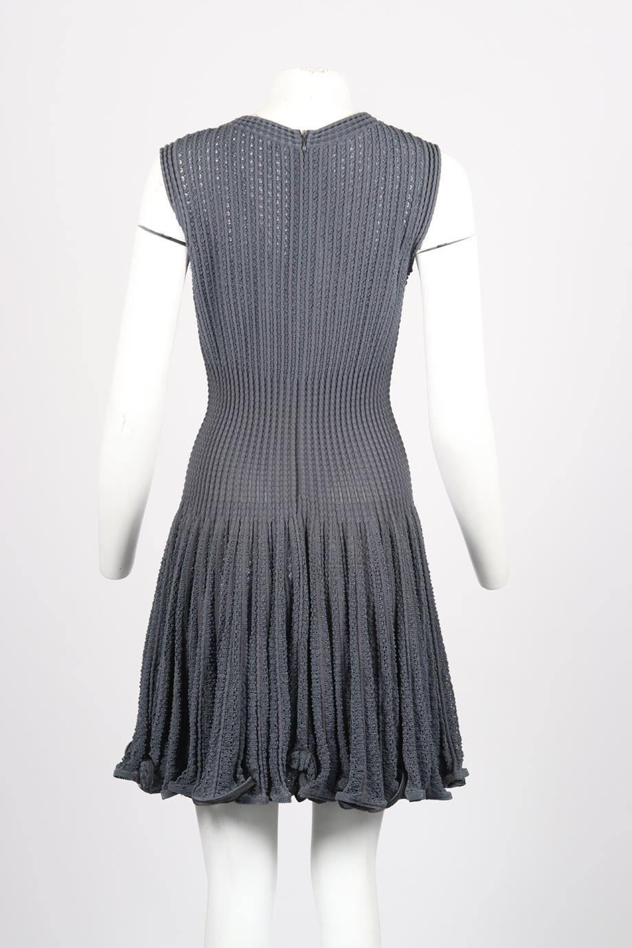 AZZEDINE ALAÏA CROCHET KNIT DRESS MEDIUM