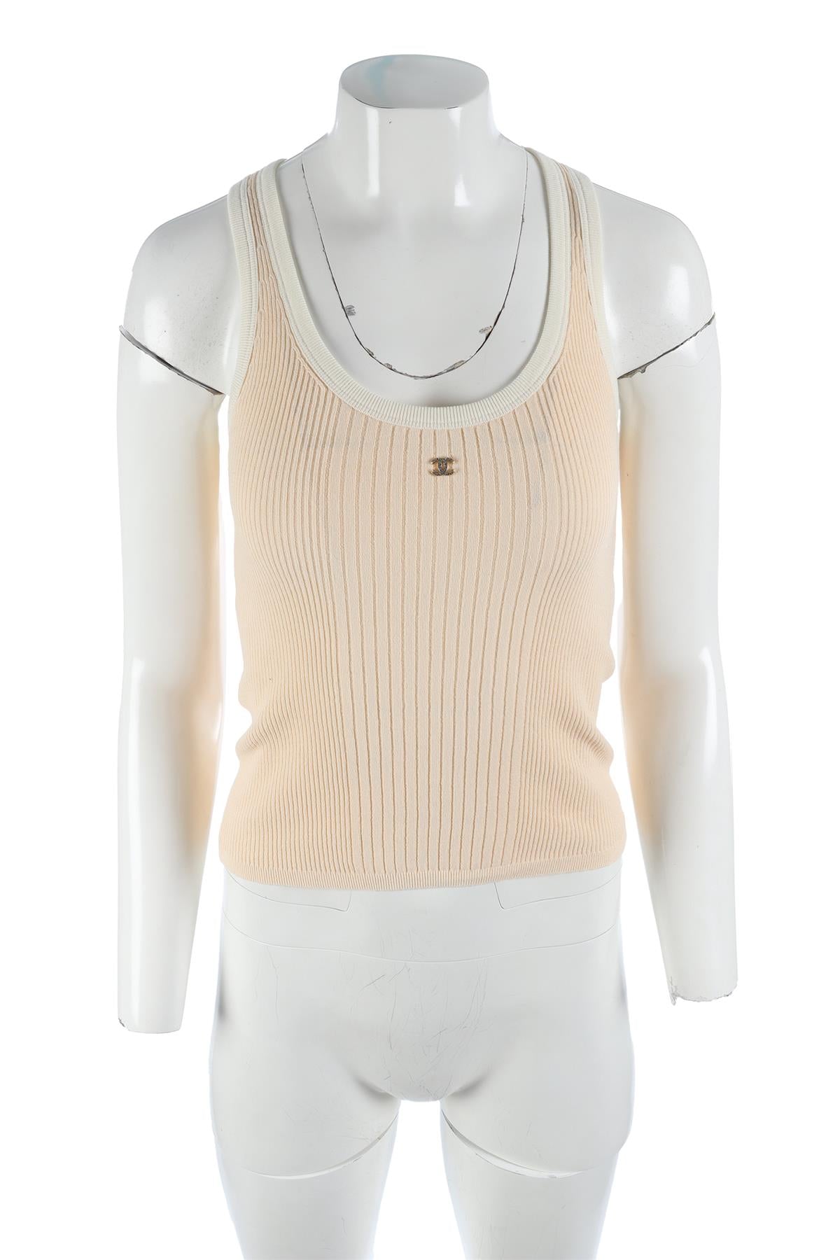 CHANEL PEACH 2025 COTTON TOP FR 34