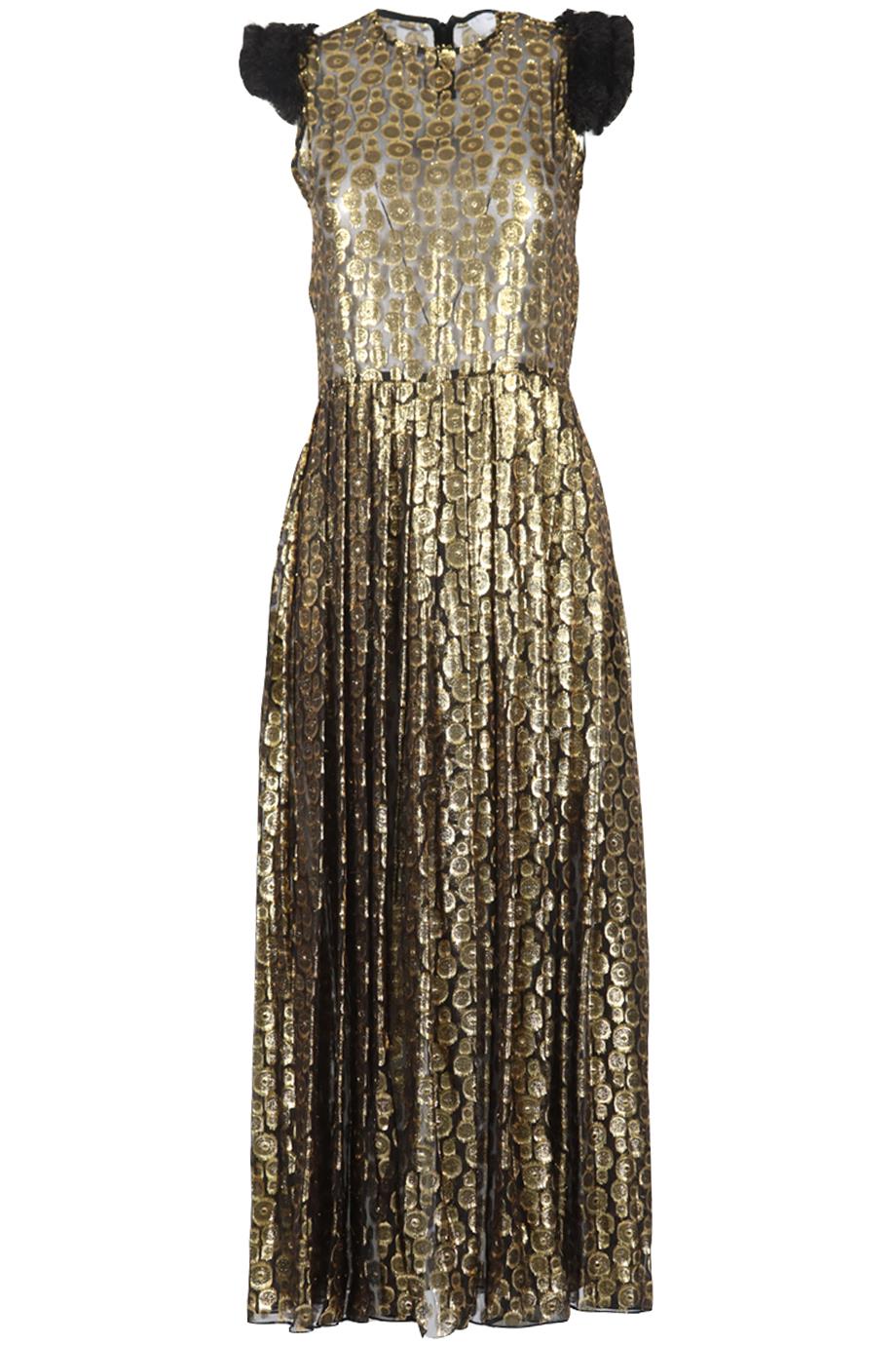 KRIS GOYRI SILK MAXI DRESS MEDIUM