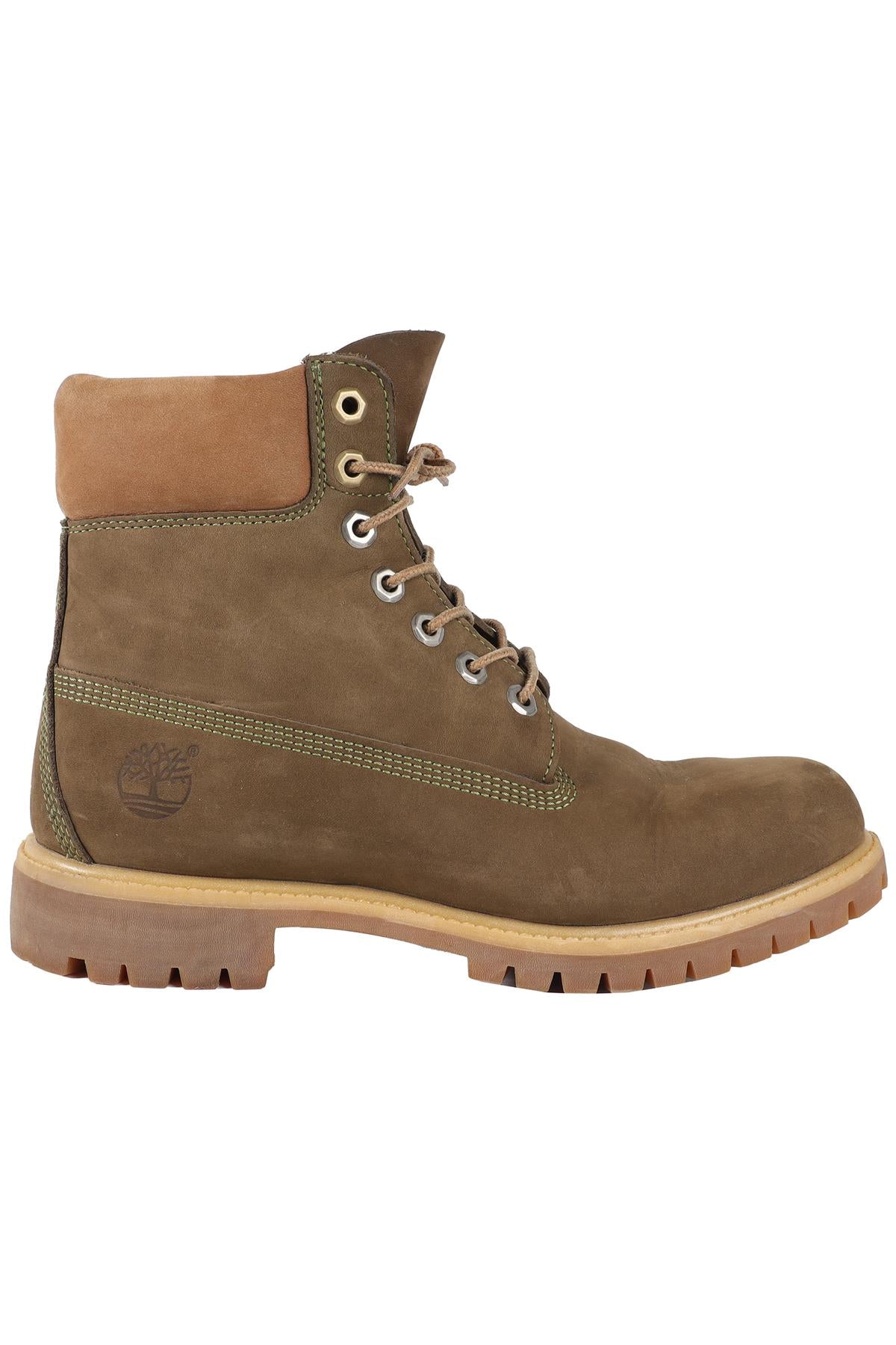 TIMBERLAND GREEN MEN'S SUEDE BOOTS EU 42.5 UK 8.5 US 9.5