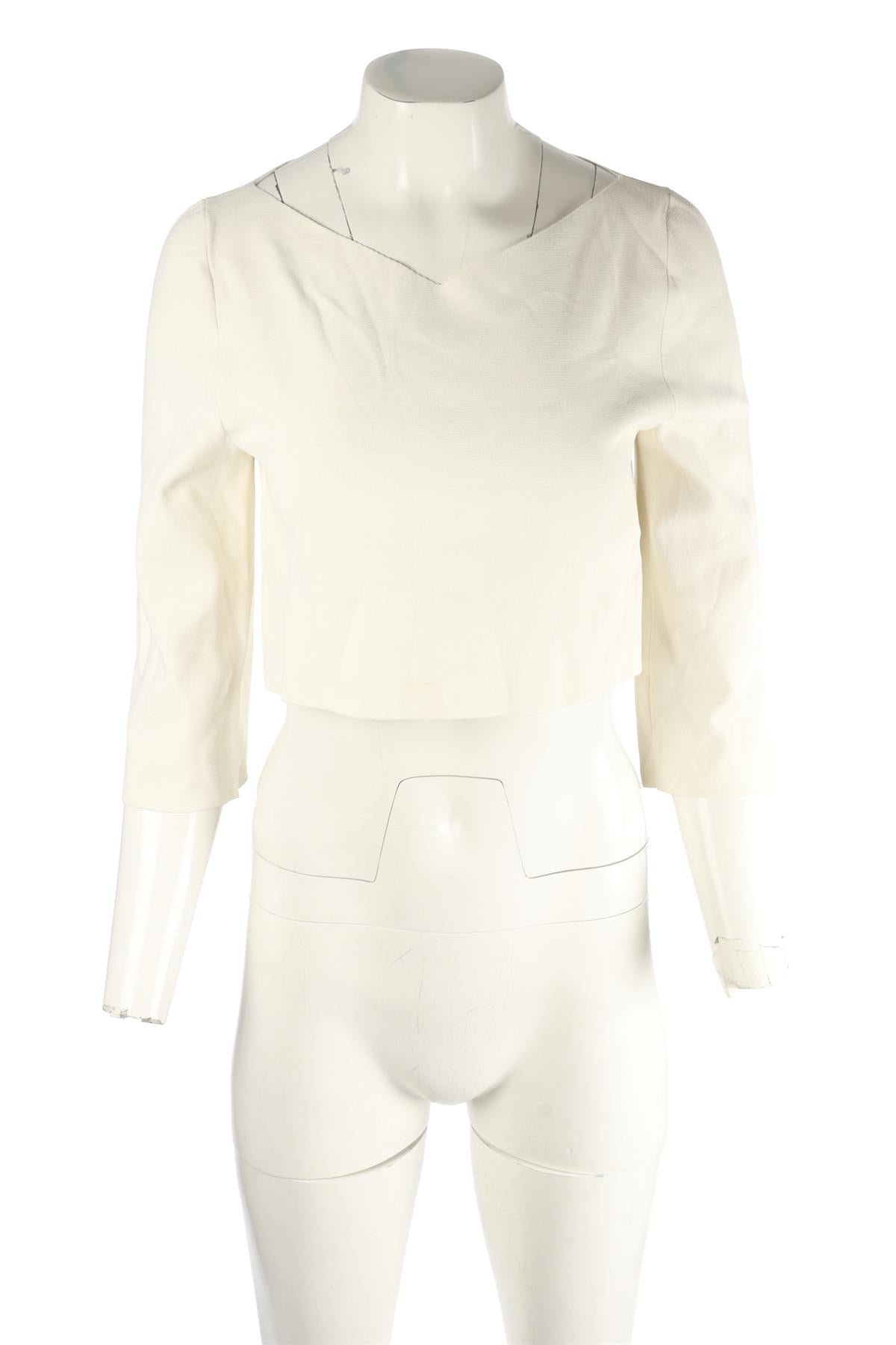 STELLA MCCARTNEY CREAM CREPE TOP IT 40 UK 8