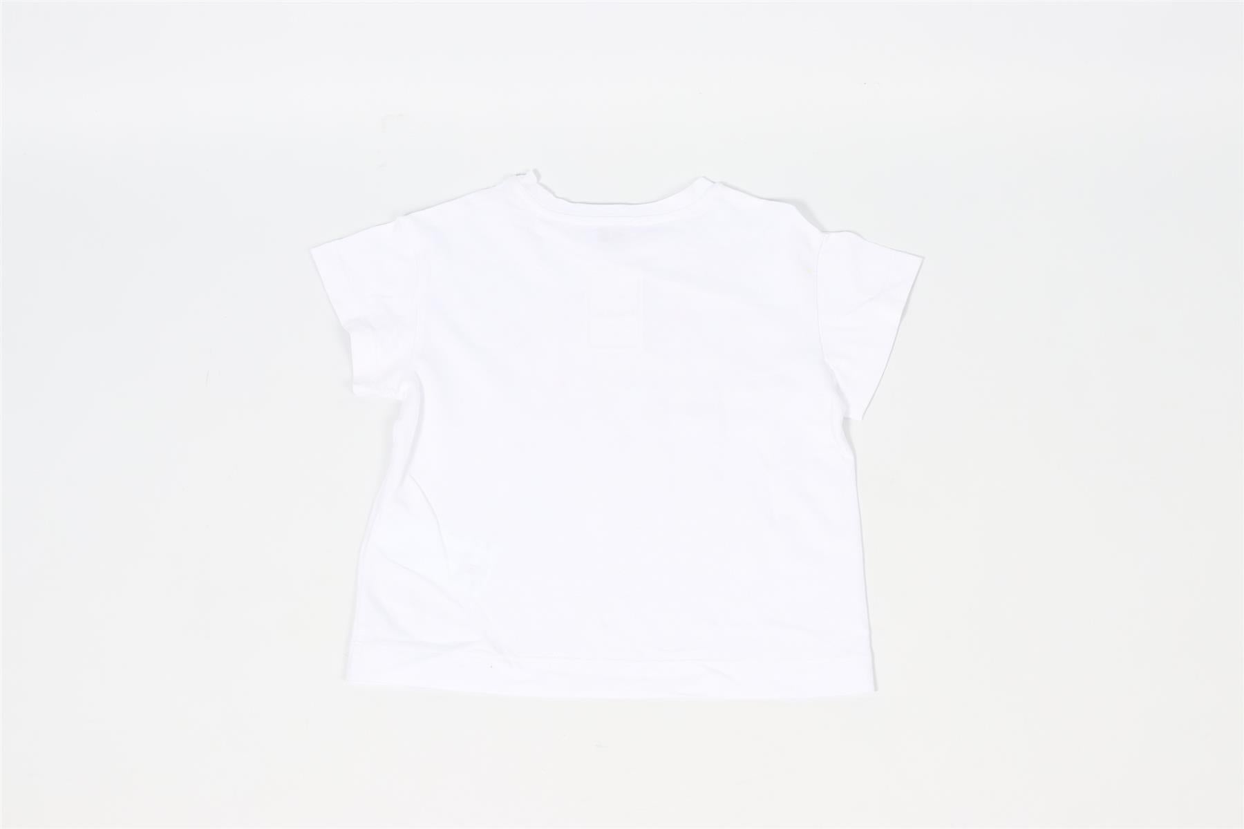 CHIARA FERRAGNI WHITE KIDS GIRLS COTTON T-SHIRT 2 YEARS