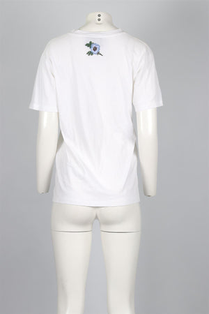 GUCCI WHITE COTTON T-SHIRT XXSMALL