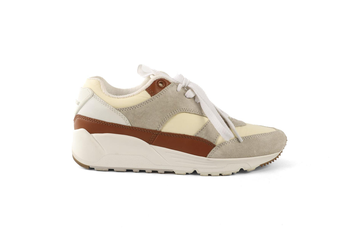 SAINT LAURENT CREAM SUEDE SNEAKERS EU 39 UK 6 US 9