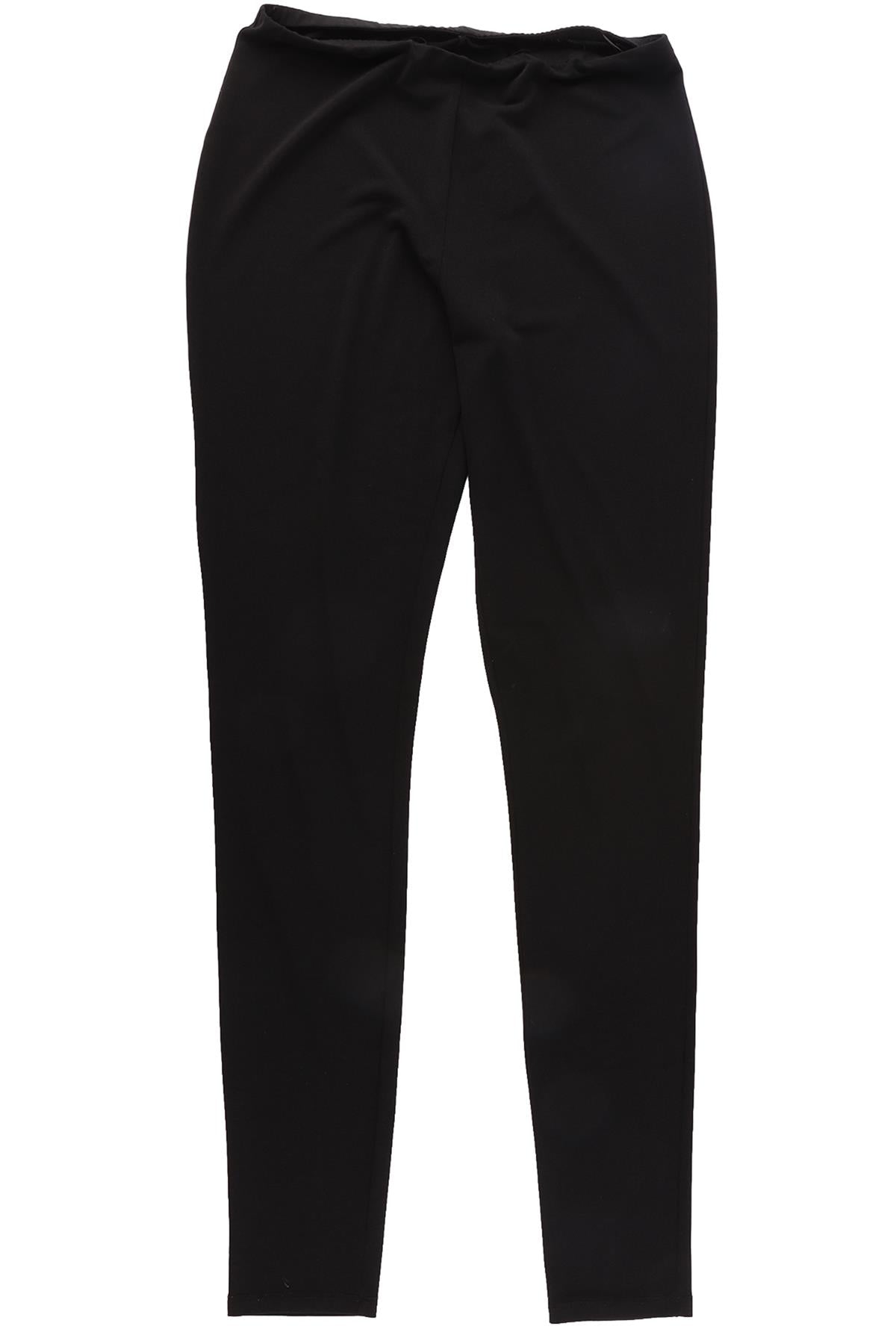 MAISON MARGIELA BLACK CREPE LEGGINGS FR 38 UK 10