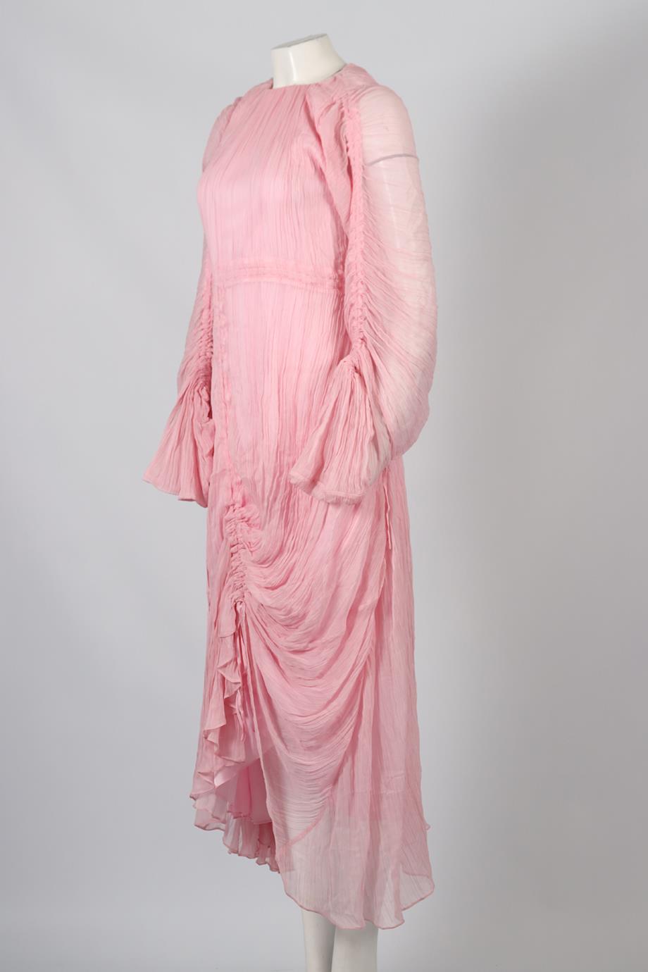 PREEN BY THORNTON BREGAZZI CHIFFON MAXI DRESS SMALL