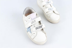 GOLDEN GOOSE DELUXE BRAND WHITE KIDS GIRLS SNEAKERS EU 27 UK 9 US 10