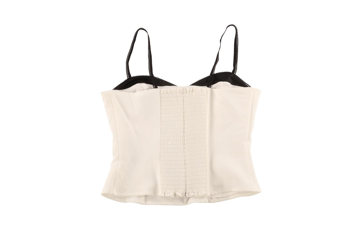 REFORMATION IVORY CREPE TOP US 2 UK 6