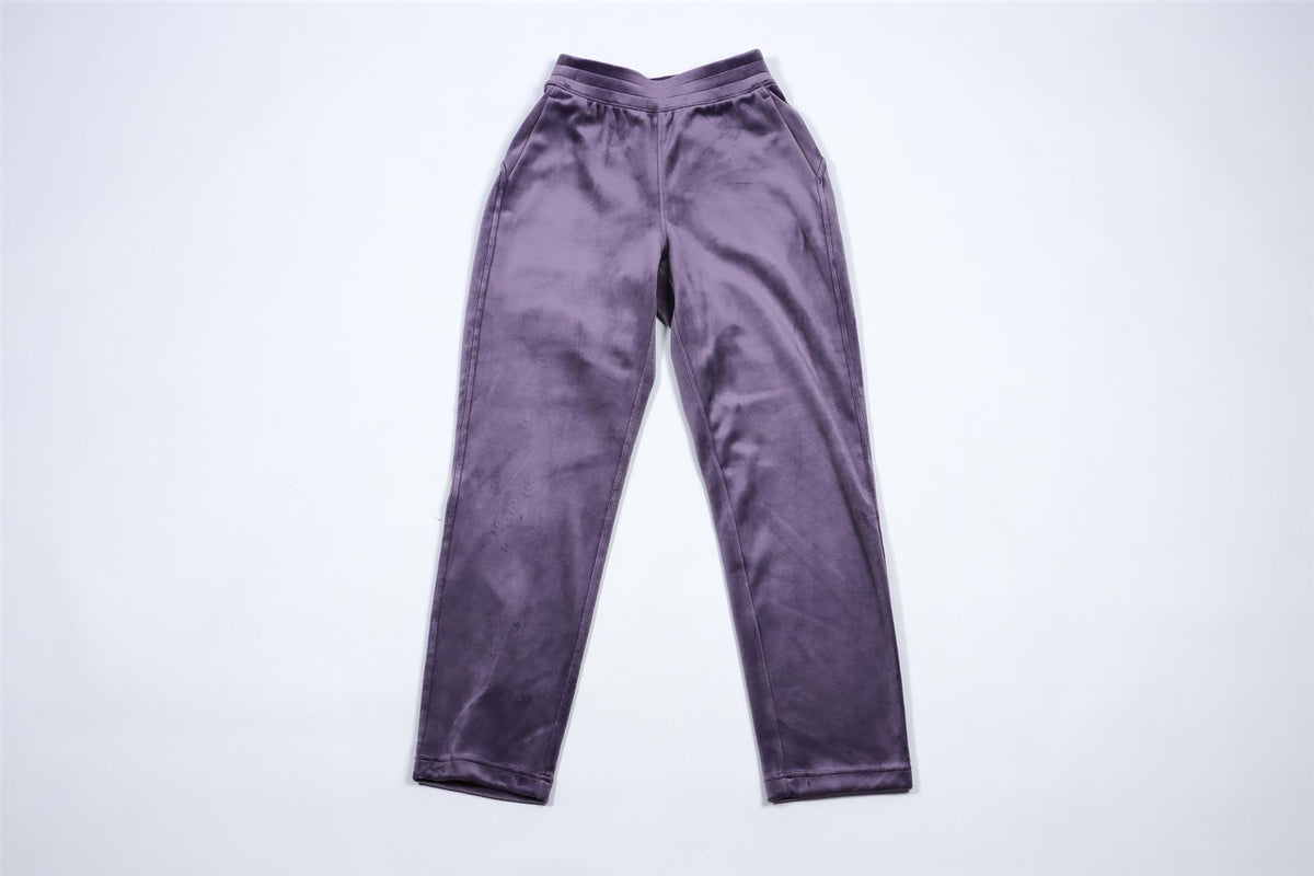 LULULEMON PURPLE VELVET PANTS XX-SMALL