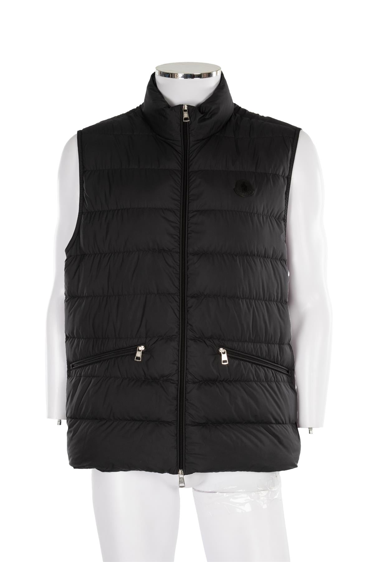 MONCLER BLACK MEN'S TREOMPAN PADDED DOWN VEST 5 US/UK 44