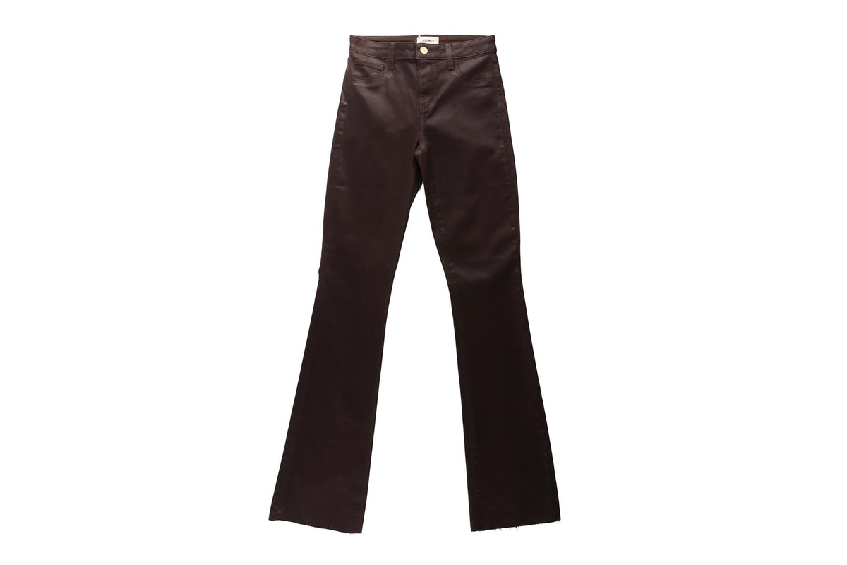 L'AGENCE BROWN HIGH RISE BOOTCUT JEANS W25 UK 6/8