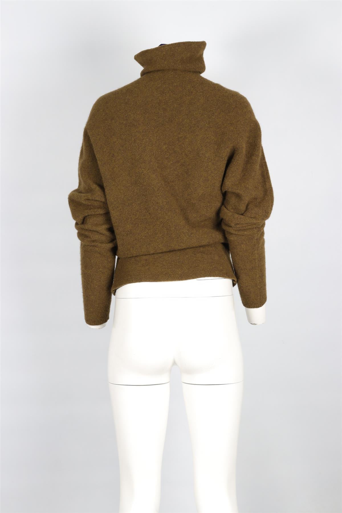 PROENZA SCHOULER GREEN WOOL SWEATER XSMALL