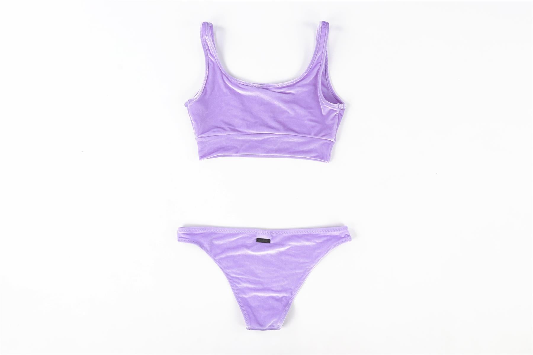 TRIANGLE PURPLE BIKINI SMALL