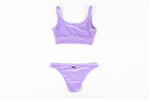 TRIANGLE PURPLE BIKINI SMALL