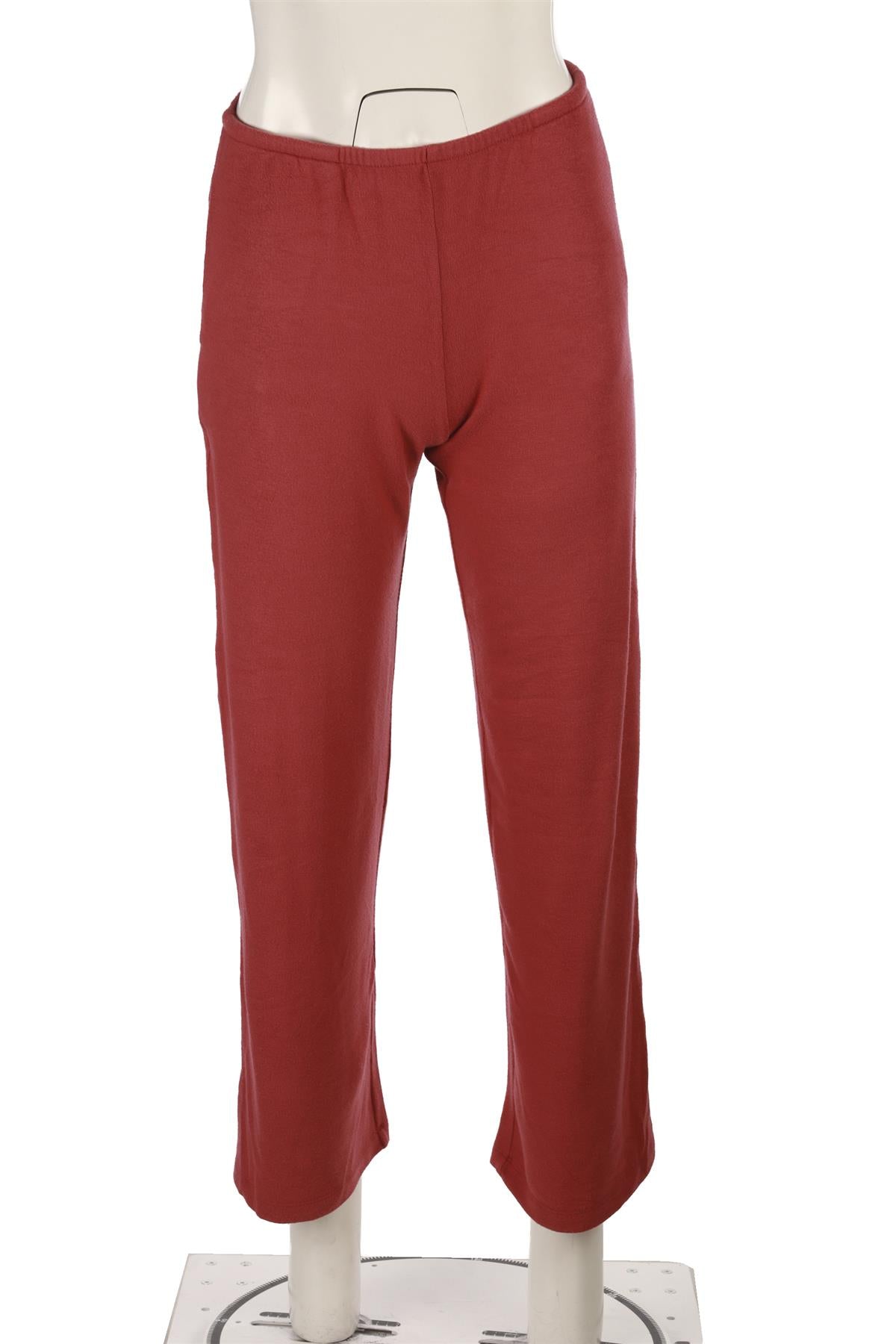 LESET PINK JERSEY STRAIGHT LEG PANTS SMALL