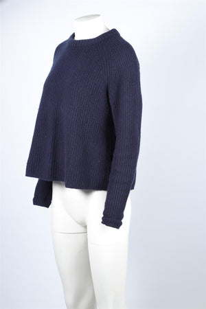 Jenni Kayne Navy Cashmere Sweater MEDIUM
