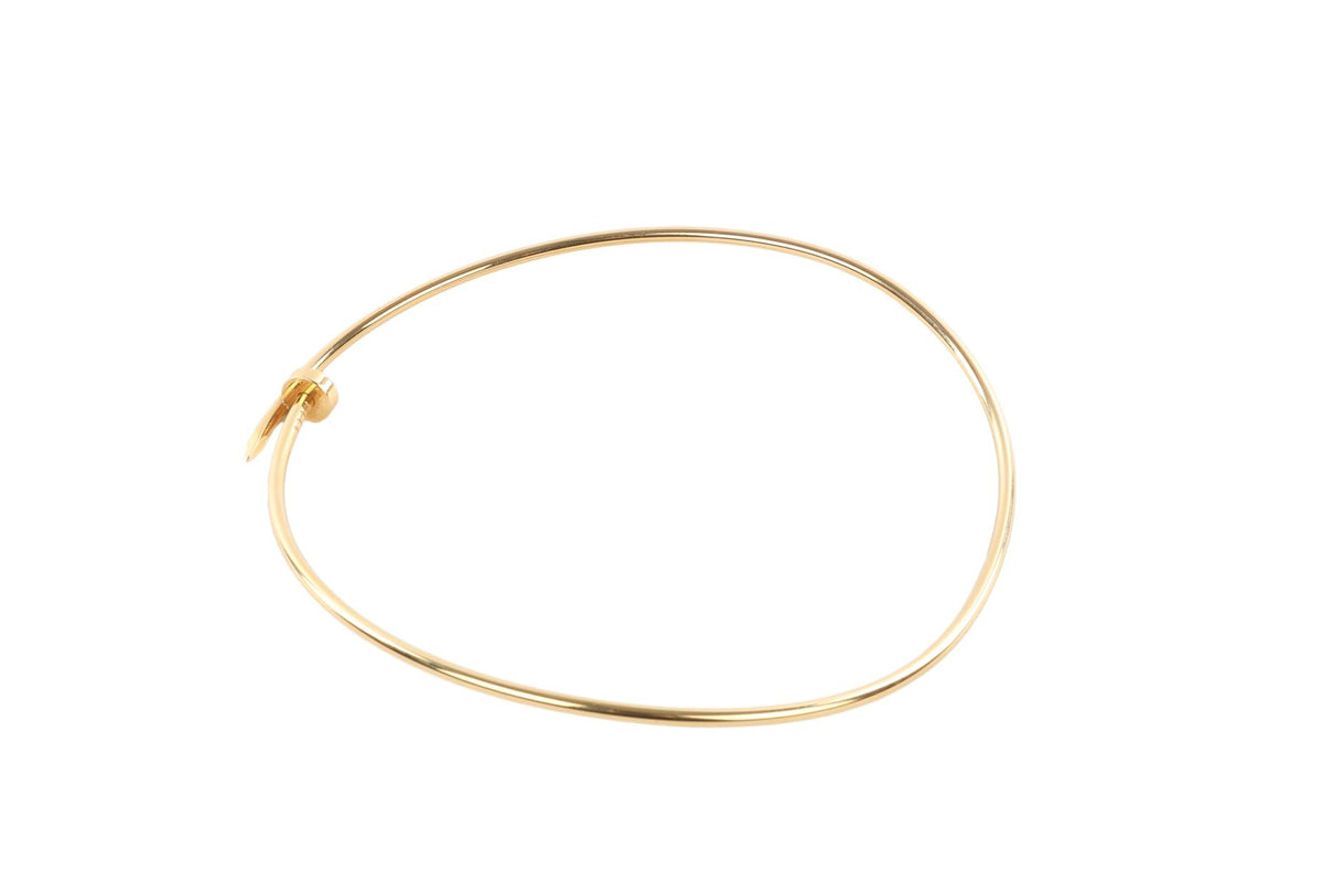 CARTIER GOLD JUSTE UN CLOU SMALL YELLOW GOLD NECKLACE 29 CM