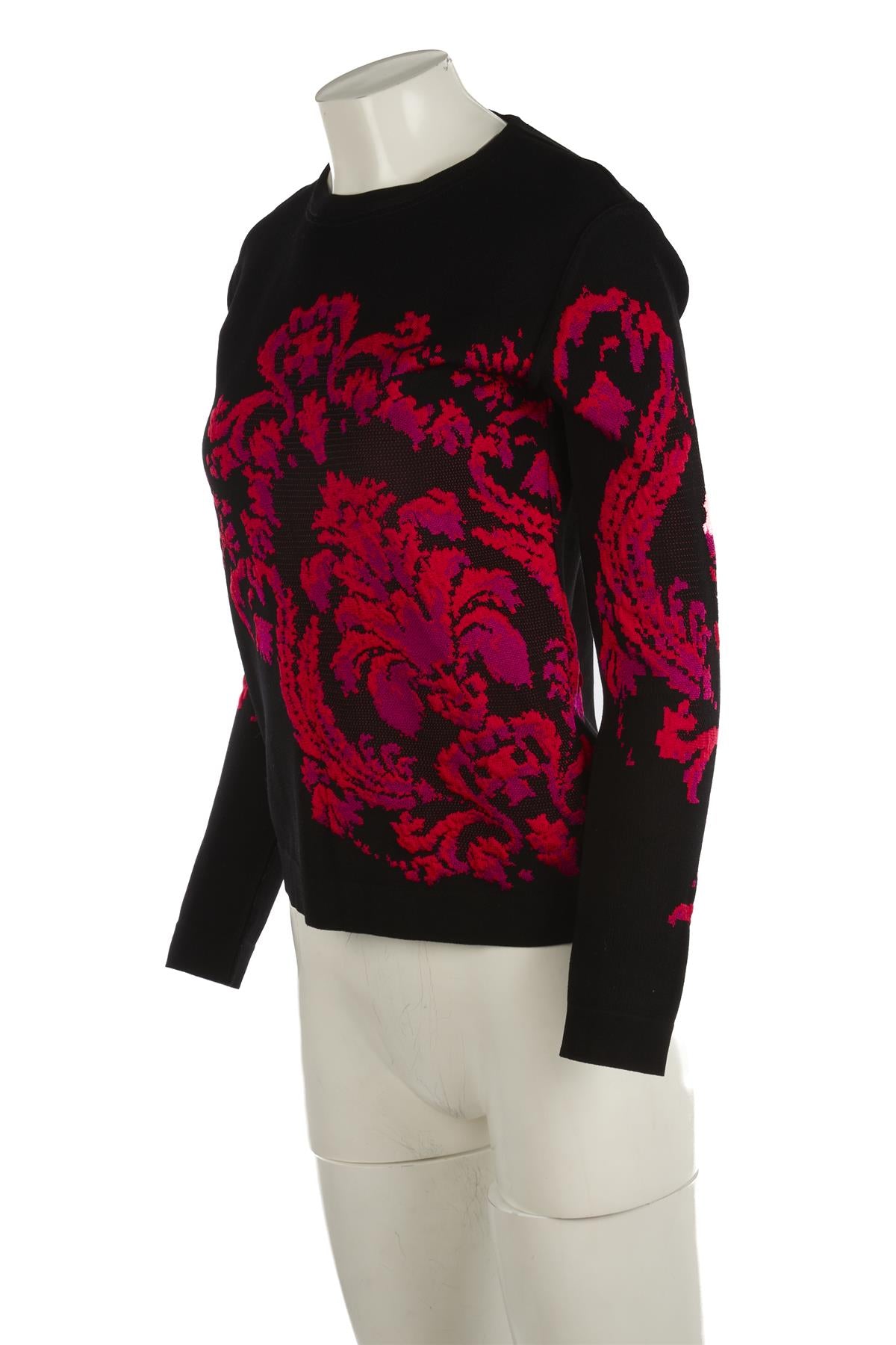 ROBERTO CAVALLI BLACK KNIT SWEATER IT 40 UK 8