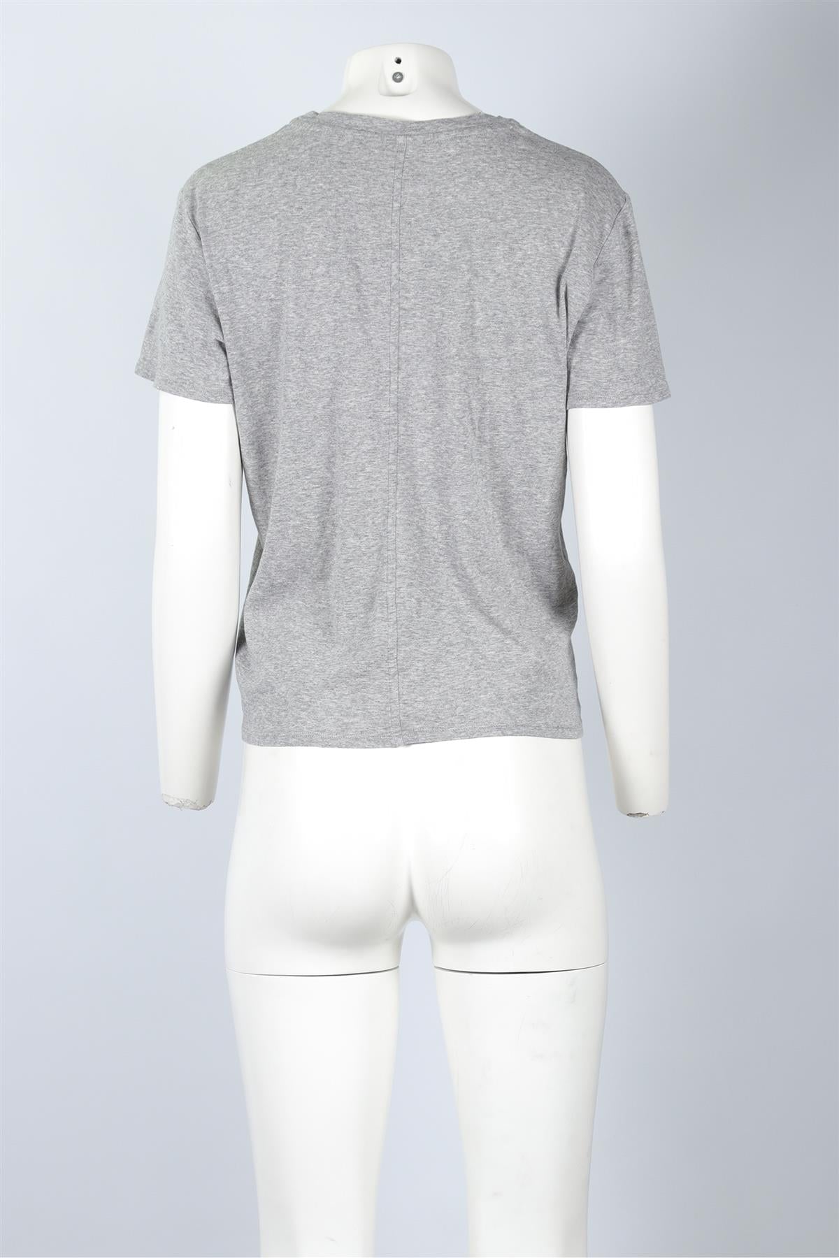 THE ROW GREY COTTON T-SHIRT MEDIUM