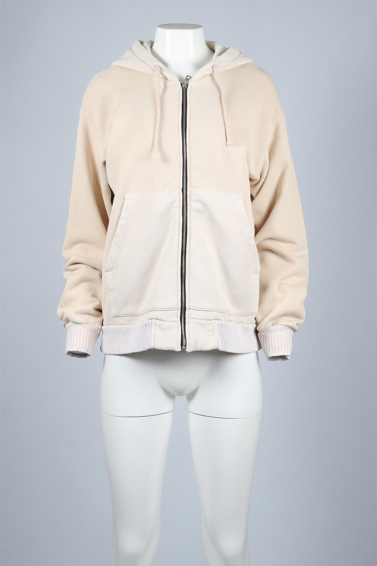 COTTON CITIZEN BEIGE COTTON HOODIE XSMALL