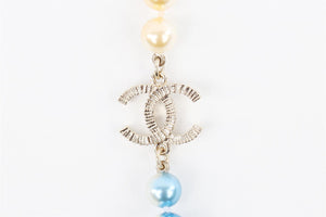 CHANEL MULTI 2017 CC PEARL NECKLACE