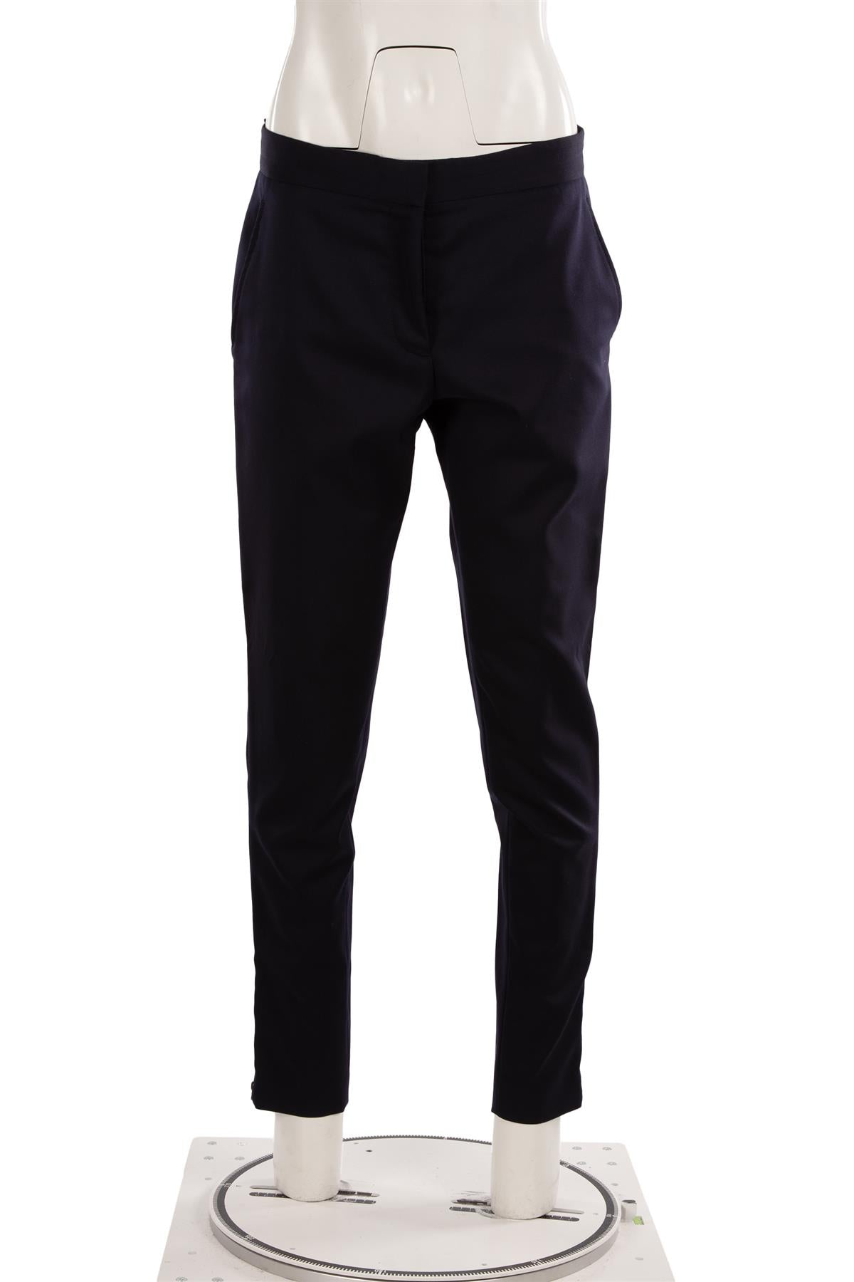 STELLA MCCARTNEY NAVY SLIM LEG PANTS IT 44 UK 12