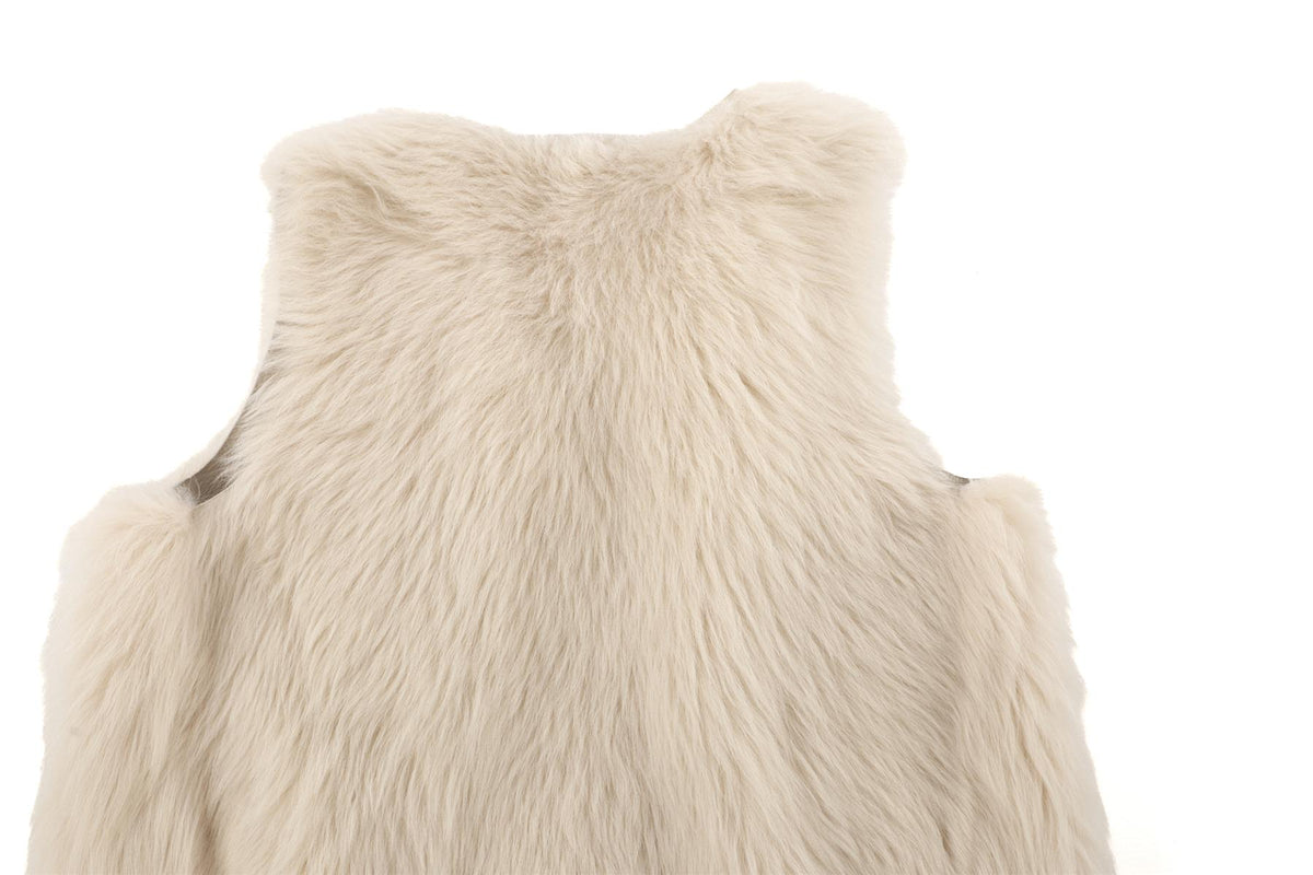 BONPOINT BEIGE KIDS GIRLS GILET 5 YEARS