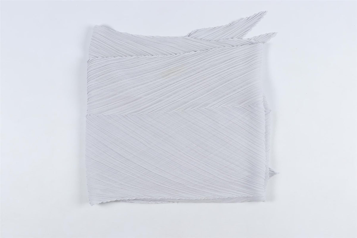 PLEATS PLEASE ISSEY MIYAKE BLUE SCARF ONE SIZE